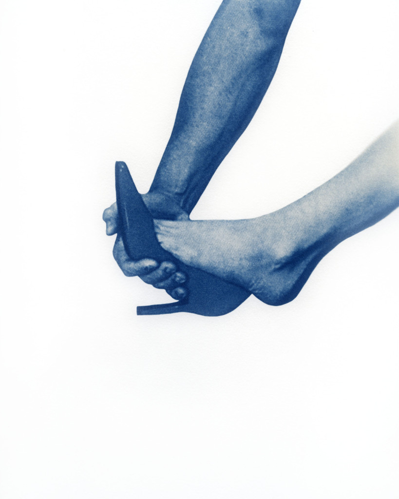 Cinderella's Shoe Size, Cyanotype, 2015