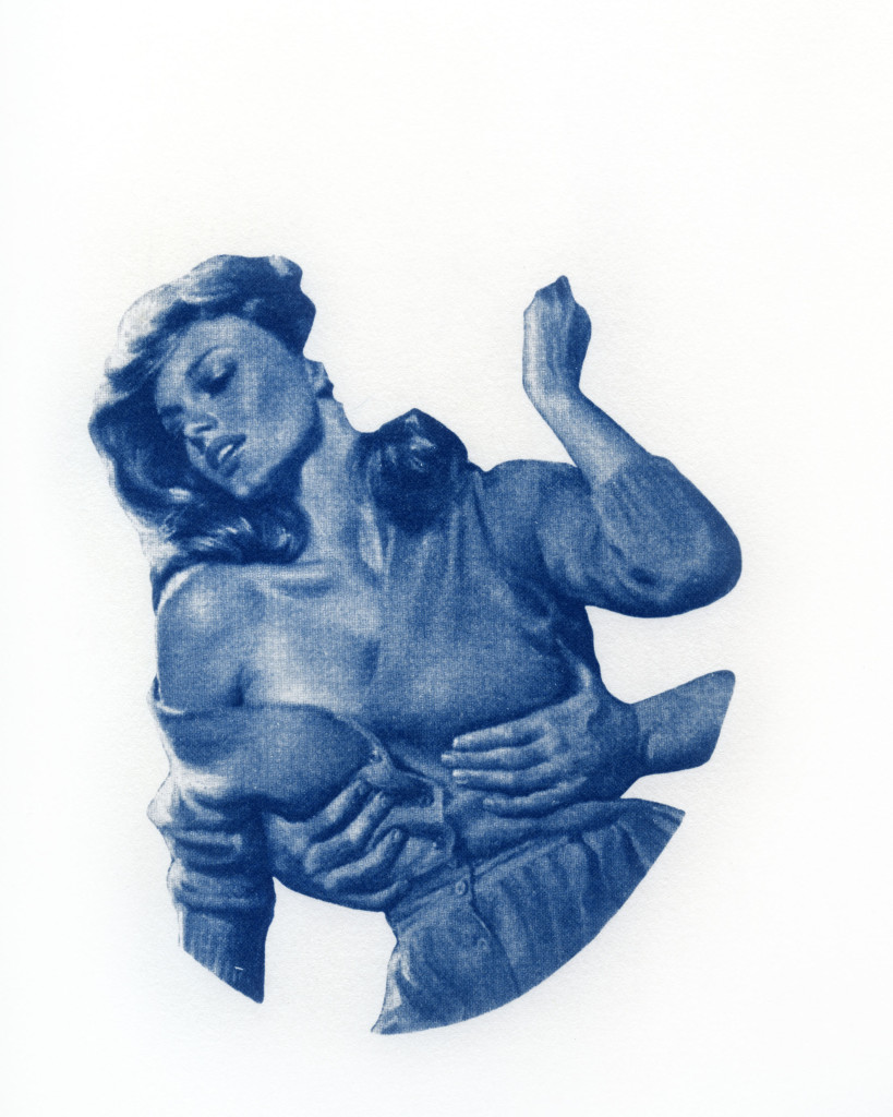 With Each Caress, Cyanotype, 2017